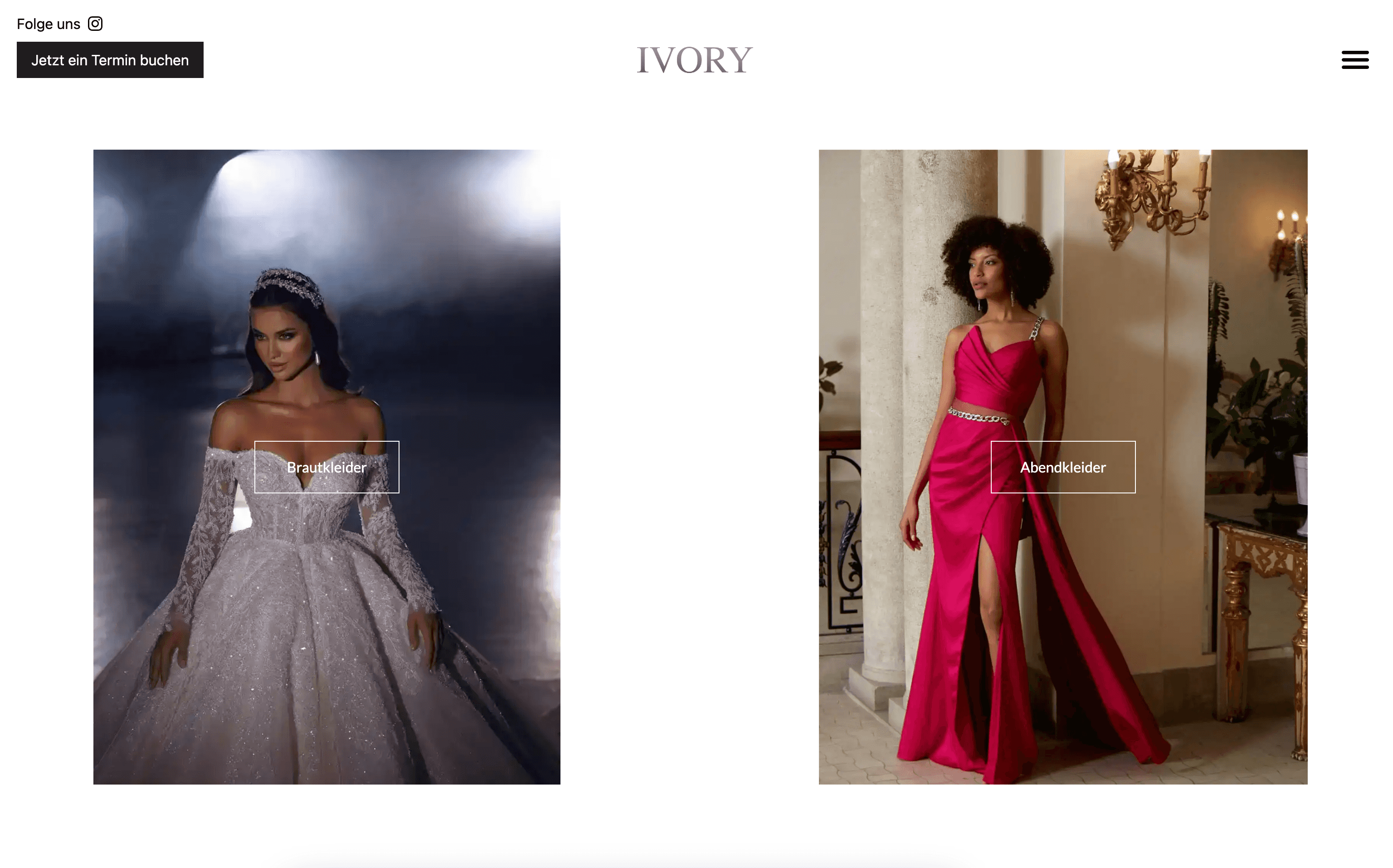 Projkt Bild zum Kunden Ivory Bridal Hannover